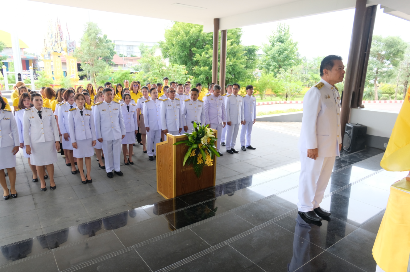 พิธีถวายพระพรชัยมงคลแด่พระบาทสมเด็จพระเจ้าอยู่หัว เนื่องในโอกาสวันเฉลิมพระชนมพรรษา 28 กรกฎาคม 2568